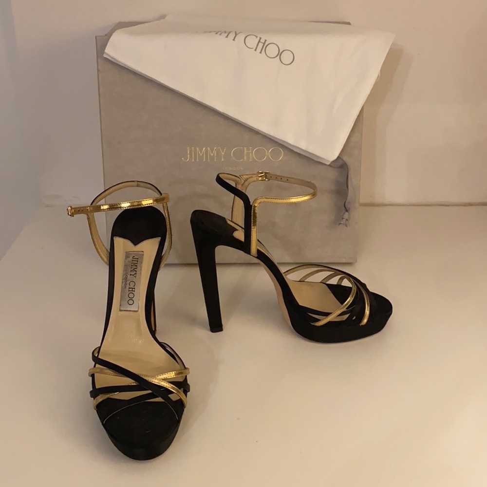 Jimmy Choo black gold
